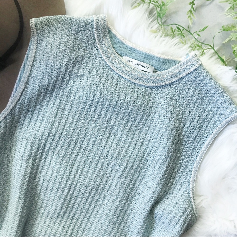VTG St. John Knitted Tank Top